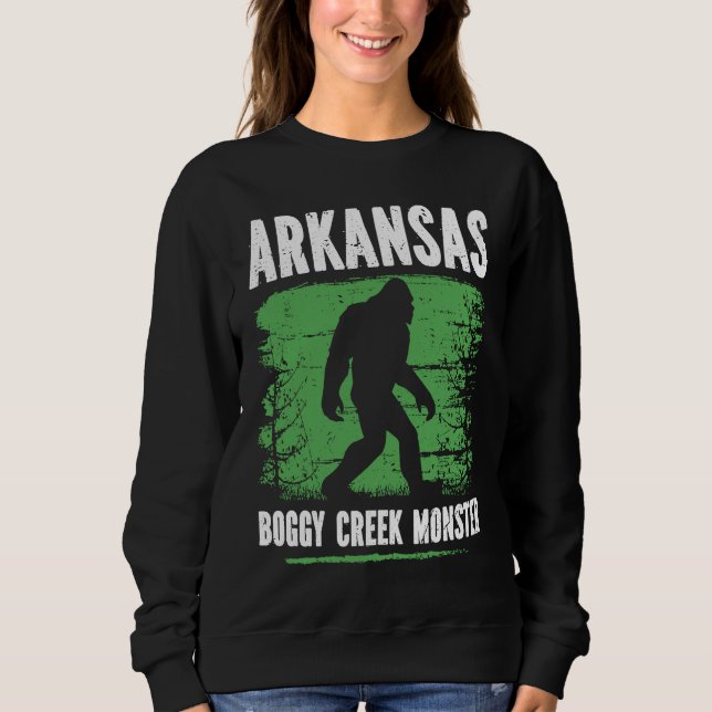 Sudadera Monstruo Criptido de Boggy Creek Arkansas Fouke Mo (Anverso)