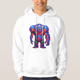 Sudadera Monstruo de Arcoíris Intenso
