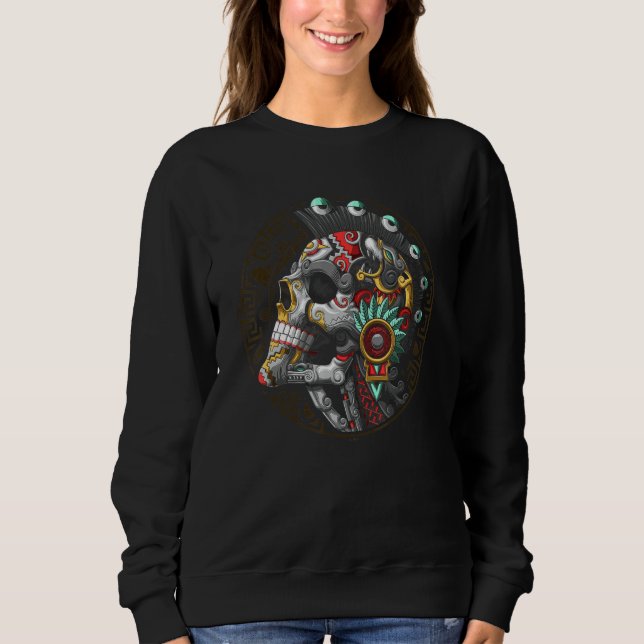 Sudadera Monstruo de cráneo Fantasma de terror Horror Cool  (Anverso)