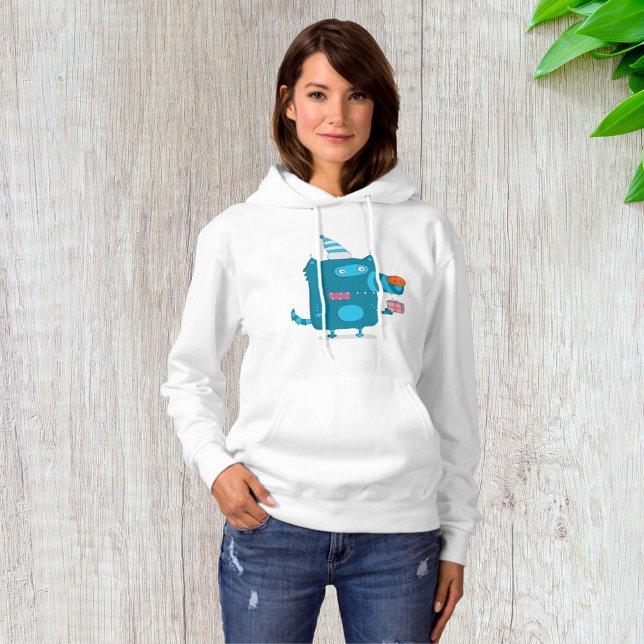 Sudadera Monstruo de dibujos animados azul juguetón con som (Subido por el creador)