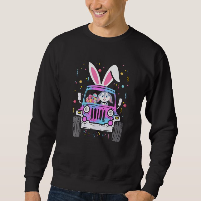 Sudadera Monstruo de la travesía de Conejo de Pascua Camión (Anverso)