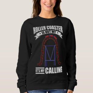Sudadera Monstruo de montaña rusa en parque de atracciones