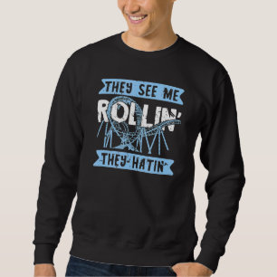 Sudadera Monstruo De Rollos Que Me Ven Rollin' Ellos Odian 
