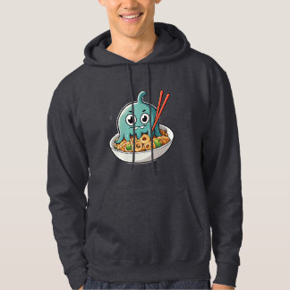 Sudadera Monstruo de Sushi Adorable Kawaii Amante de la Com