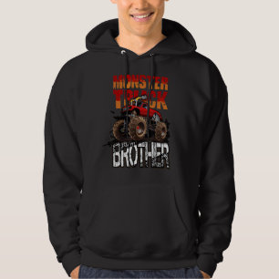 Sudadera Monstruo del Camión Hermano Retro Monstruo Vintage