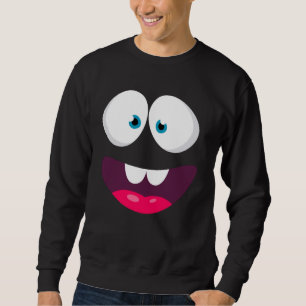 Sudadera Monstruo divertido de los hombres frente al costo