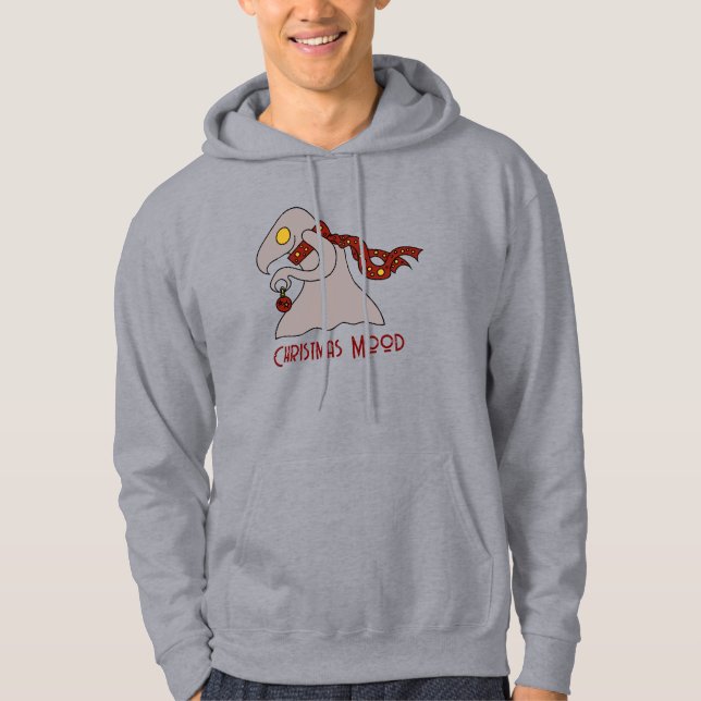 Sudadera Monstruo lindo de bola de Navidad (Anverso)