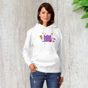Sudadera Monstruo Púrpura En El Amor Mujeres Hoodie