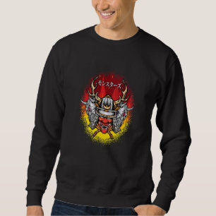 Sudadera Monstruos de Samurais Otaku Shogun Katana Japón