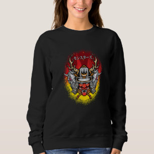 Sudadera Monstruos de Samurais Otaku Shogun Katana Japón