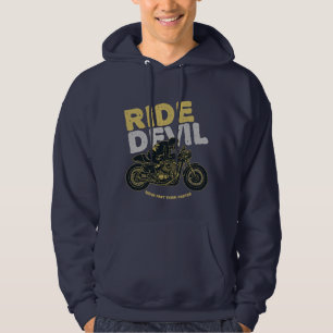Sudadera ¡Monta el Diablo: ¡Muévete Rápido, Piensa Más Rápi