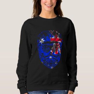 Sudadera Montaña Bicicleta Helmet Bandera de Australia