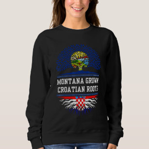 Sudadera Montana Creció Con Raíces Croatas Croacia