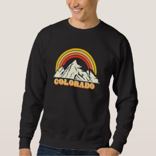 Sudadera Montaña de Colorado: Orgullo retro de vacaciones e