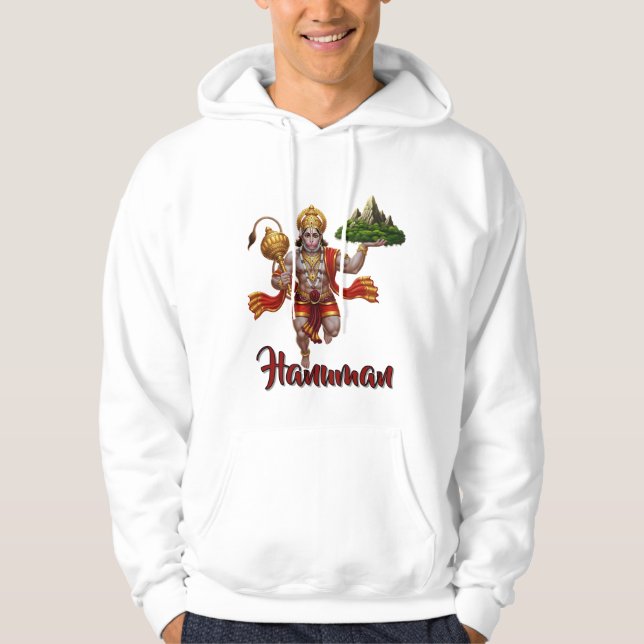 Sudadera Montaña de elevación de vuelo Lord Hanuman (Anverso)
