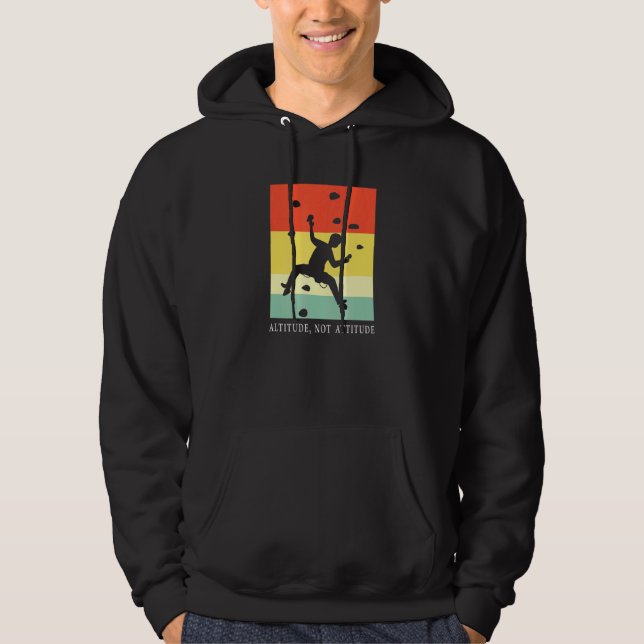 Sudadera Montaña de escalada de roca del Muro Retro Boulder (Anverso)