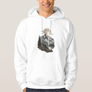 Sudadera Montaña de Luna Llena Salvaje