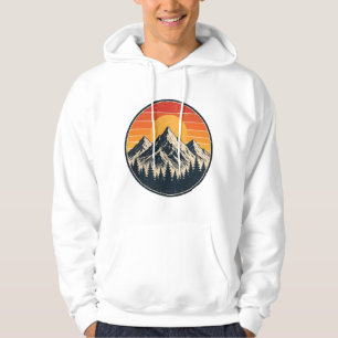 Sudadera Montaña del Atardecer Retro