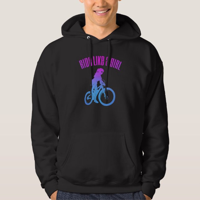 Sudadera Montaña En Bicicleta Como Un Bi De Montaña Mtb Chi (Anverso)