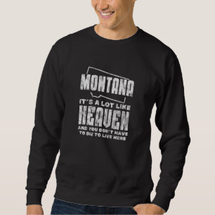 Sudadera Montana Es Muy Similar Al Cielo País Big Sky Desga
