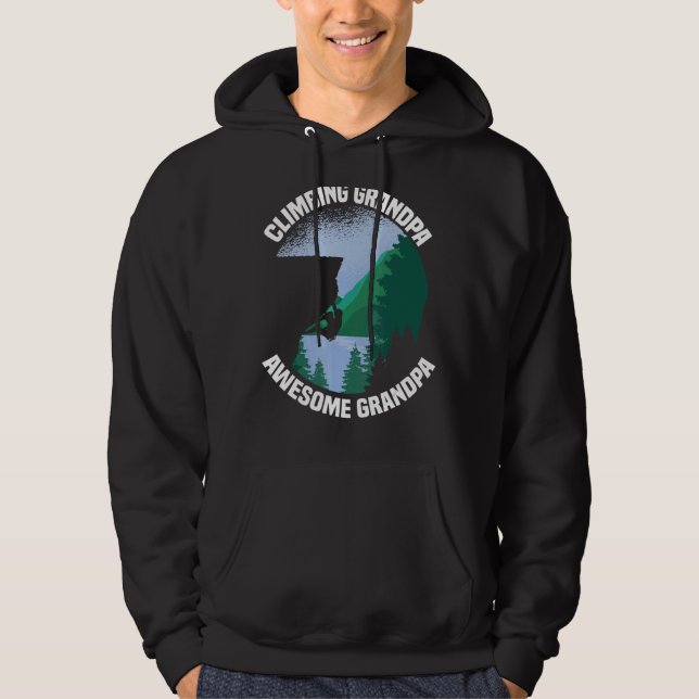 Sudadera Montaña escalada rock abuelo Climber G (Anverso)