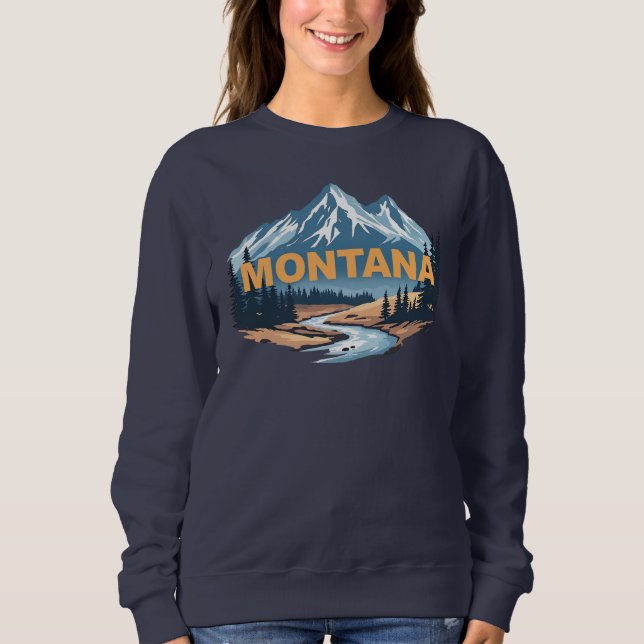 Sudadera Montana Estados Unidos de América (Anverso)