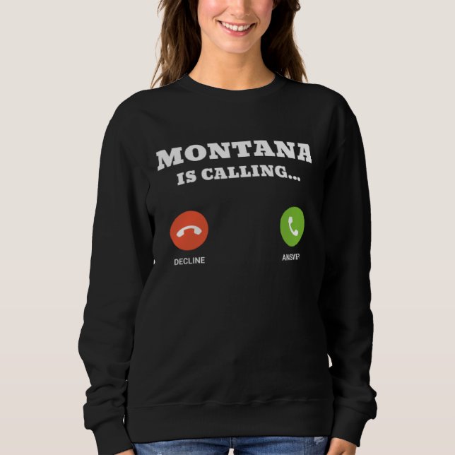 Sudadera Montana is Calling (Anverso)