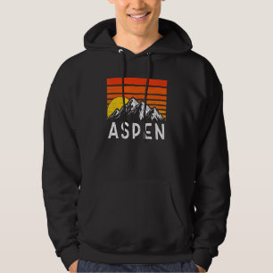 Sudadera Montaña Retro Vintage de Aspen Colorado