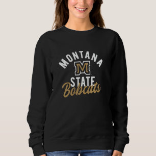 Sudadera Montana State University Bobcats escritura clásica