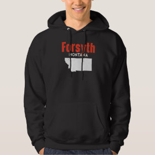 Sudadera Montana Usa State America Travel Montanan Forsyth