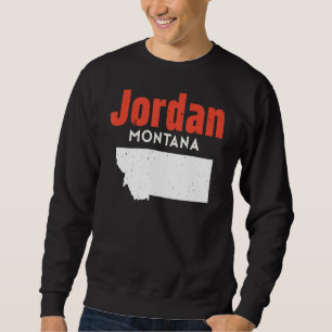 Sudadera Montana Usa State America Travel Montanan Jordan