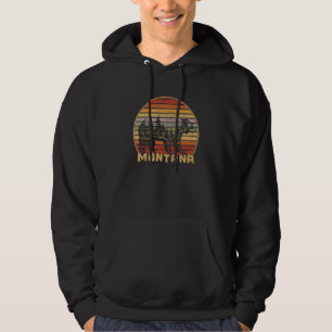 Sudadera Montana Vintage Grizzly Bear Nature Retro
