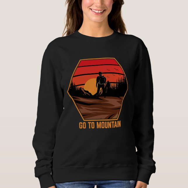 Sudadera Montaña y bosque 131 (Anverso)