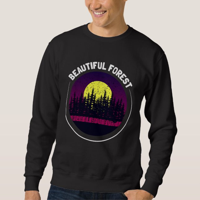 Sudadera Montaña y bosque 58 (Anverso)
