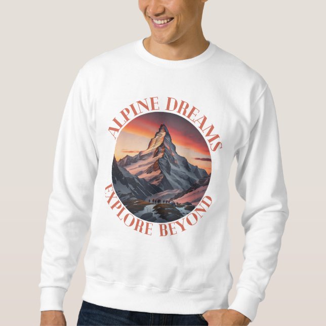 Sudadera montañas (Anverso)