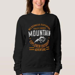 Sudadera Montañas - Aventura al aire libre del Explorador d