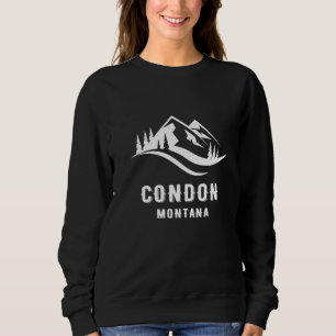 Sudadera Montañas Condon Montana Souvenir Memorabilia Wint