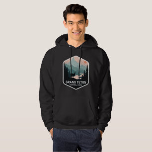 Sudadera Montañas de ciervos del parque nacional del Gran 