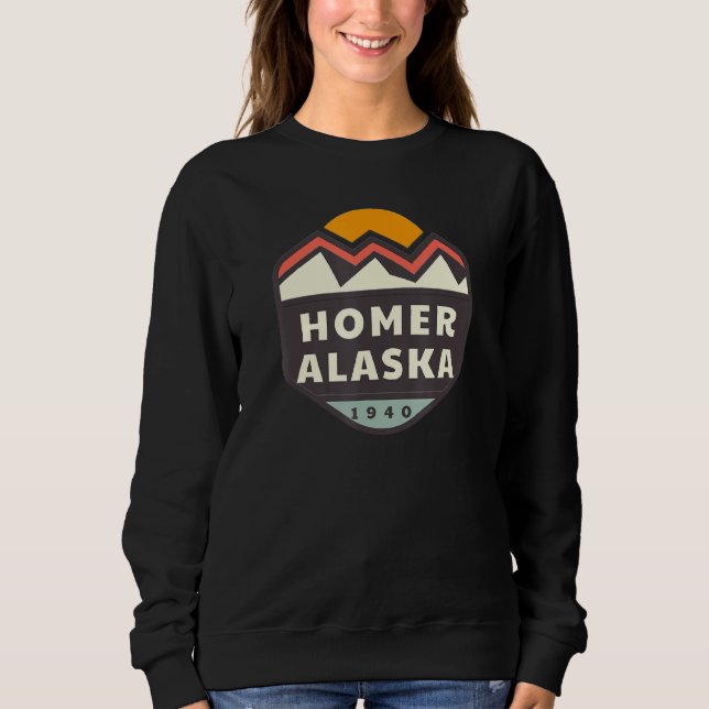 Sudadera Montañas Homer Alaska Sunset 1 (Anverso)