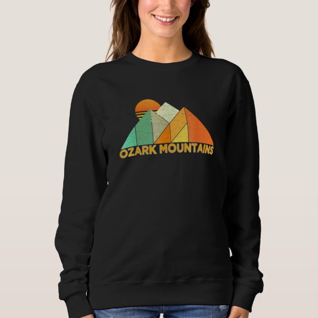 Sudadera Montañas Ozark Retro Vintage (Anverso)