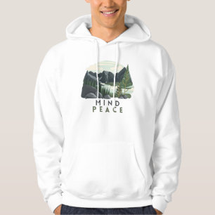 Sudadera Montañas pensando en la paz Montañas acampando 🏕
