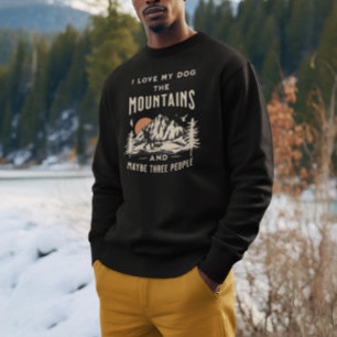 Sudadera Montañas perro padre aventura senderismo