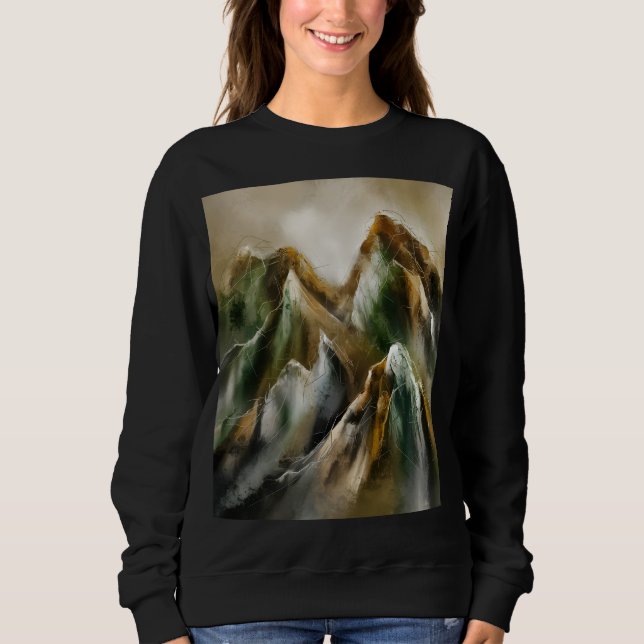 Sudadera Montañas Pintadas (Anverso)