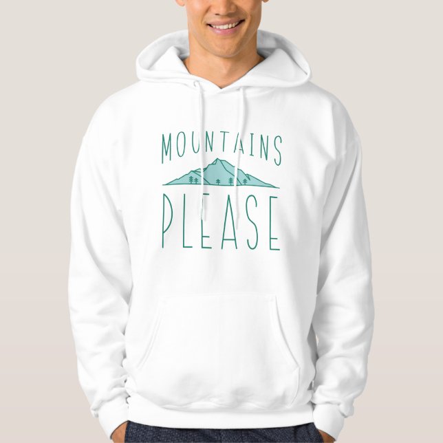 Sudadera Montañas por favor (Anverso)