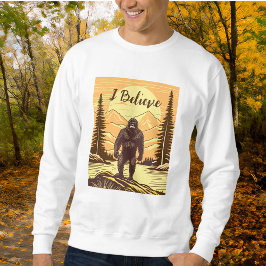 Sudadera Montañas Retro Bigfoot Vintage Sasquatch