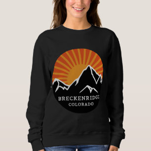 Sudadera Montañas Retro de Breckenridge Colorado Vinta