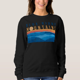 Sudadera Montañas Retro Vintage Blue Ridge Usa Moun