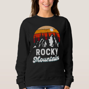 Sudadera Montañas Rocosas Naturaleza de senderismo Retro So