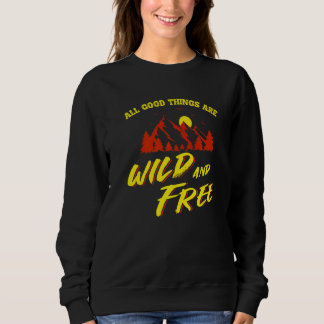 Sudadera Montañas salvajes libres al aire libre Extreme Spo