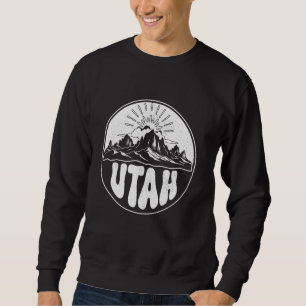 Sudadera Montañas Utah Vintage Retro